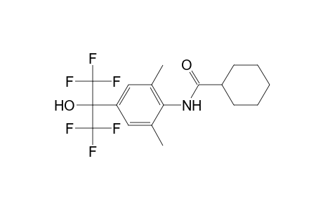 Cyclohexanecarboxylic acid, [2,6-dimethyl-4-(2,2,2-trifluoro-1-hydroxy-1-trifluoromethylethyl)phenyl]amide