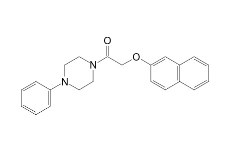 1-{[(2-naphthyl)oxy]acetyl}-4-phenylpiperazine