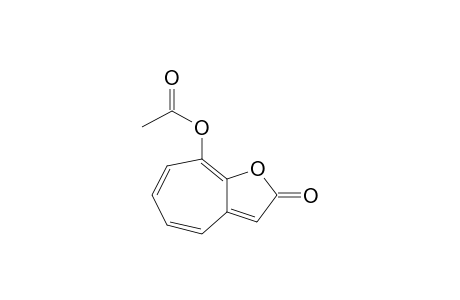 2,4,6-Cycloheptatriene-.delta.1,.alpha.-acetic acid, 2,3-dihydroxy-, .gamma.-lactone, acetate