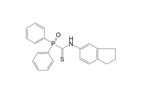 1-(diphenylphosphinyl)-N-(5-indanyl)thioformamide