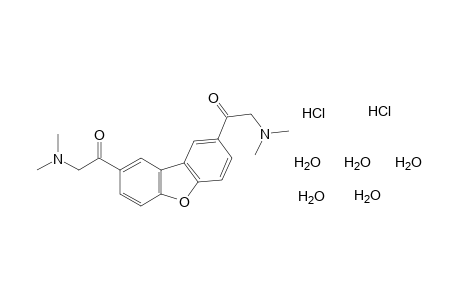 2,8-bis(N,N-dimethylglycyl)dibenzofuran, dihydrochloride, pentahydrate