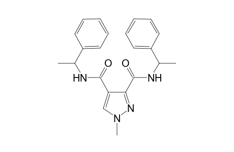 1H-pyrazole-3,4-dicarboxamide, 1-methyl-N~3~,N~4~-bis(1-phenylethyl)-