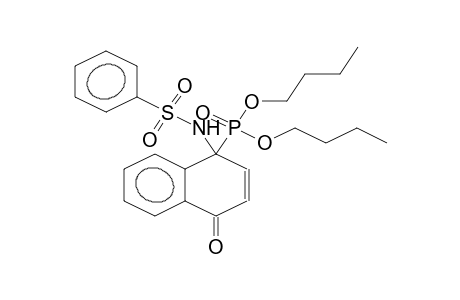 4-BENZENESULPHONYLAMINO-4-DIBUTYLPHOSPHONATO-1-OXO-1,4-DIHYDRONAPHTHALENE