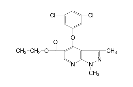 4-(3,5-dichlorophenoxy)-1,3-dimethyl-1H-pyrazolo[3,4-b]pyridine-5-carboxylic acid, ethyl ester