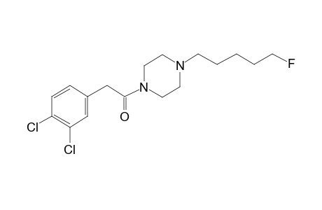 Piperazine, 1-[5-fluoropentyl]-4-[(3,4-dichlorophenyl)acetyl]-