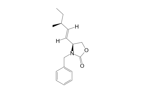 (5S,3'R)-(E)-3-BENZYL-4-(3'-METHYLPENT-1'-ENYL)-OXAZOLIDIN-2-ONE