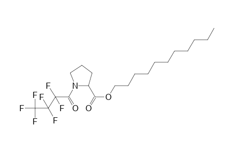 L-Proline, N-heptafluorobutyryl-, undecyl ester