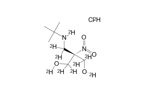 2-TERT.-BUTYLAMINO-D-METHYL-D(2)-NITRO-1,3-PROPANEDIOL-D(6)-DEUTERIOCHLORIDE