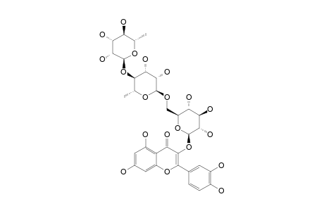 QUERCETIN-3-O-[ALPHA-RHAMNOPYRANOSYL-(1->4)-ALPHA-RHAMNOPYRANOSYL-(1->6)-BETA-D-GLUCOPYRANOSIDE]