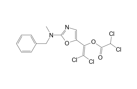 2,2-Dichloro-1-[2-[methyl(phenylmethyl)amino]-5-oxazolyl]ethenyl esterof dichloroacetic acid