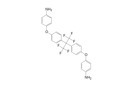 4-{4-[1-[4-(4-Aminophenoxy)phenyl]-2,2,2-trifluoro-1-(trifluoromethyl)ethyl]phenoxy}aniline