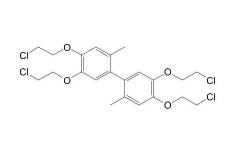 1-[4,5-bis(2-chloroethoxy)-2-methyl-phenyl]-4,5-bis(2-chloroethoxy)-2-methyl-benzene