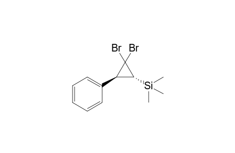 trans-1,1-Dibromo-2-trimethylsilyl-3-phenylcyclopropane