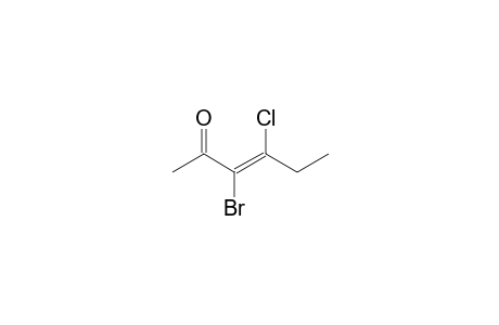 (E)-3-Bromo-4-chlorohex-3-en-2-one isomer