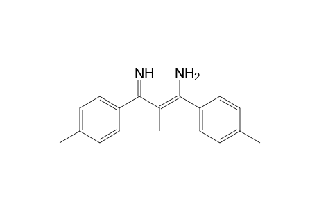 4-Amino-3-methyl-2,4-bis(4-tolyl)-1-azabuta-1,3-diene