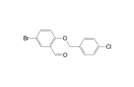 5-Bromo-2-[(4-chlorobenzyl)oxy]benzaldehyde