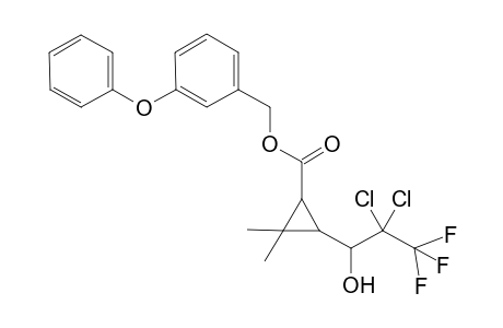 (3-phenoxyphenyl)methyl 3-(2,2-dichloro-3,3,3-trifluoro-1-hydroxy-propyl)-2,2-dimethyl-cyclopropanecarboxylate