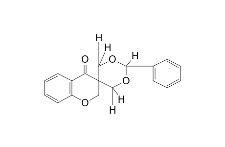 2'-Phenylspiro[2H-1-benzopyran-3(4H),5'-[1,3]dioxan]-4-one