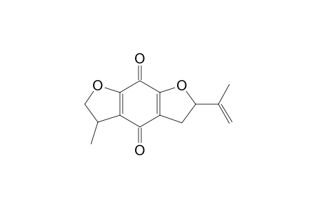 2-isopropenyl-5-methyl-2,3,5,6-tetrahydrofuro[3,2-f]benzofuran-4,8-dione