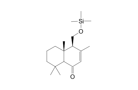 (4S,4ar)-4-(Hydroxymethyl)-3,4A,8,8-tetramethyl-5,6,7,8A-tetrahydro-4H-naphthalen-1-one, tms derivative