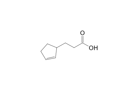3-(cyclopent-2-enyl)-propionic acid