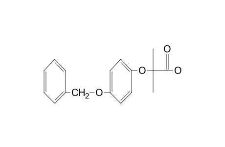 2-[p-(benzyloxy)phenoxy]-2-methylpropionic acid