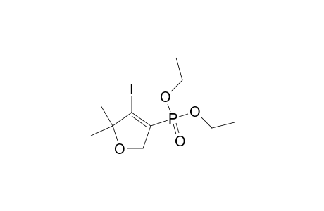 2,2-DIMETHYL-3-IODO-4-(DIETHYLPHOSPHONO)-2,5-DIHYDROFURANE