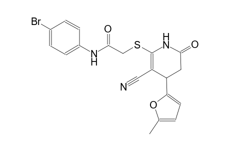 acetamide, N-(4-bromophenyl)-2-[[3-cyano-1,4,5,6-tetrahydro-4-(5-methyl-2-furanyl)-6-oxo-2-pyridinyl]thio]-