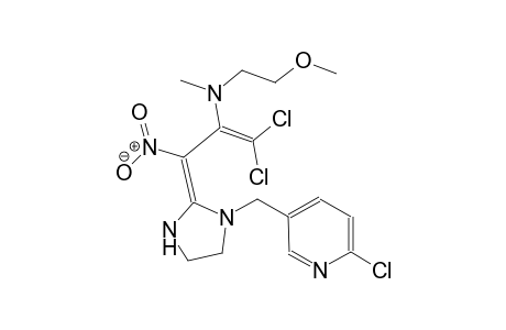 (3E)-1,1-dichloro-3-{1-[(6-chloro-3-pyridinyl)methyl]-2-imidazolidinylidene}-N-(2-methoxyethyl)-N-methyl-3-nitro-1-propen-2-amine