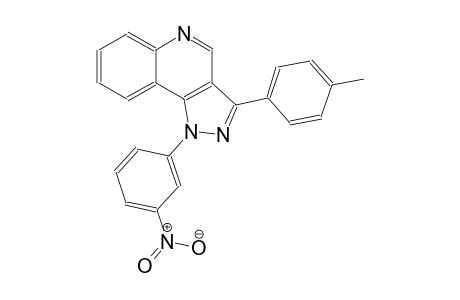 3-(4-methylphenyl)-1-(3-nitrophenyl)-1H-pyrazolo[4,3-c]quinoline