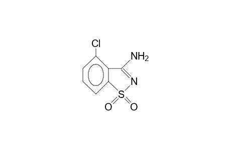 3-Amino-4-chloro-1,2-benzisothiazole 1,1-dioxide