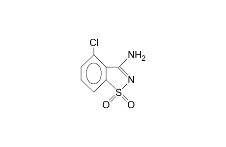 3-Amino-4-chloro-1,2-benzisothiazole 1,1-dioxide