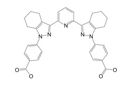 4-[3-[6-[1-(4-Carboxyphenyl)-4,5,6,7-tetrahydroindazol-3-yl]-2-pyridinyl]-4,5,6,7-tetrahydroindazol-1-yl]benzoic acid