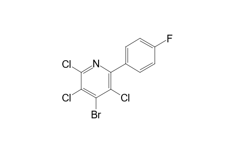 4-Bromo-2,3,5-trichloro-6-(4-fluorophenyl)pyridine