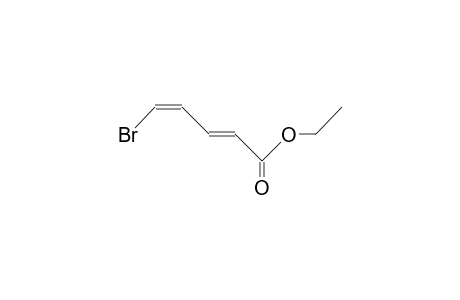 5-Bromo-penta-2E,4Z-dienoic acid, ethyl ester