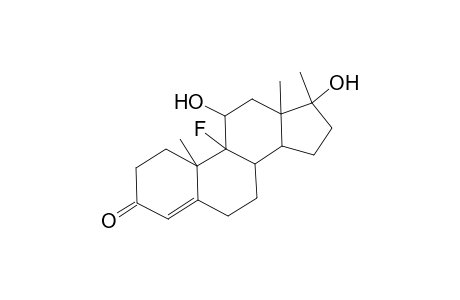 11-.beta.,17-.beta.-Dihydroxy-9-.alpha.-fluoro-17-.alpha.-methyl-4-androster-3-one