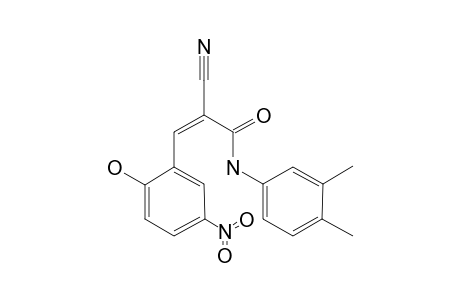 2-Cyano-N-(3,4-dimethylphenyl)-3-(2-hydroxy-5-nitrophenyl)-2-propenamide