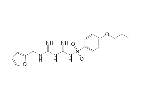 1-furfuryl-5-[(p-isobutoxyphenyl)sulfonyl]biguanide