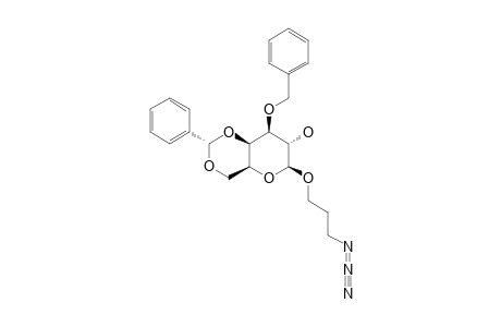 3-AZIDOPROPYL-3-O-BENZYL-4,6-O-BENZYLIDENE-BETA-D-GALACTOPYRANOSIDE