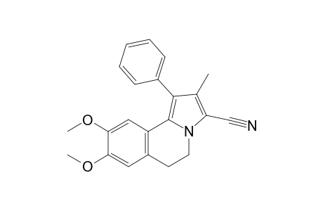 8,9-dimethoxy-2-methyl-1-phenyl-5,6-dihydropyrrolo[2,1-a]isoquinoline-3-carbonitrile