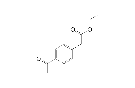 (p-aceylphenyl)acetic acid, ethyl ester