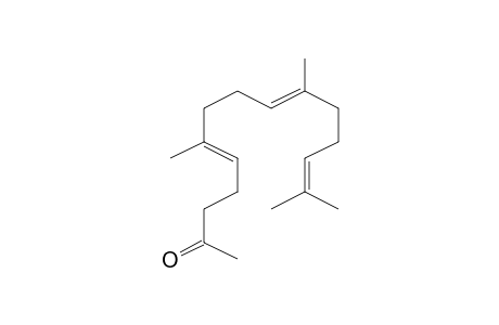 5,9,13-Pentadecatrien-2-one, 6,10,14-trimethyl-, (E,E)-