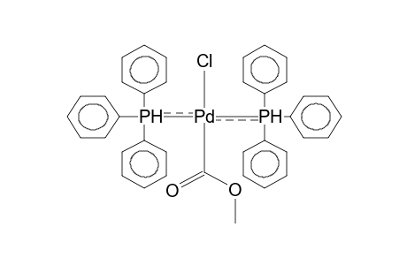 TRANS-CARBOMETHOXYBIS(TRIPHENYLPHOSPHINE)PALLADIUMCHLORIDE