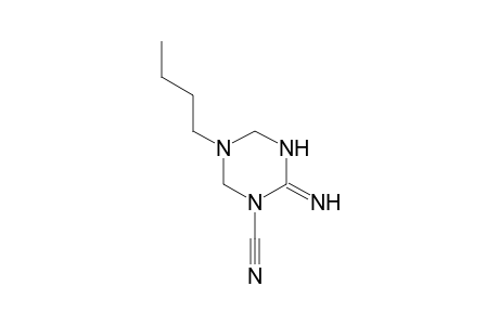 5-BUTYL-2-IMINOTETRAHYDRO-s-TRIAZINE-1(2H)-CARBONITRILE