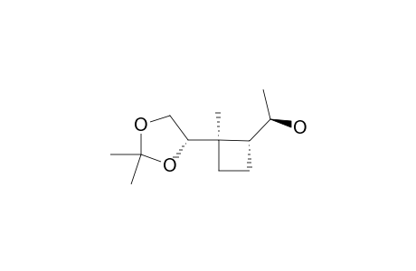 (1R)-1-[(1R,2S)-2-[(4S)-2,2-DIMETHYL-1,3-DIOXOLAN-4-YL]-2-METHYLCYCLOBUTYL]-ETHAN-1-OL