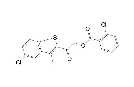 5-chloro-3-methylbenzo[b]thien-2-yl hydroxymethyl ketone, o-chlorobenzoate