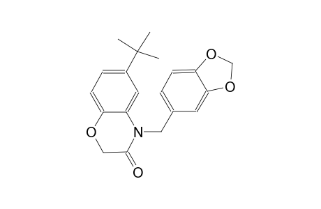 2H-1,4-benzoxazin-3(4H)-one, 4-(1,3-benzodioxol-5-ylmethyl)-6-(1,1-dimethylethyl)-