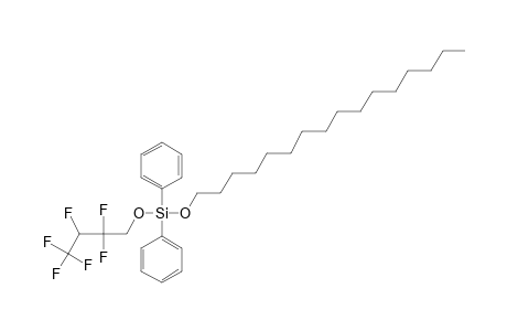 Silane, diphenylhexadecyloxy(2,2,3,4,4,4-hexafluorobutoxy)-