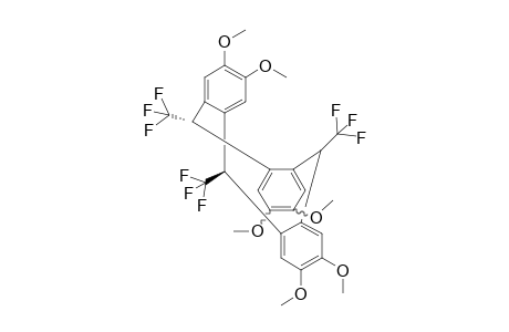 2,3,7,8,12,13-Hexamethoxy-1,10,15-tris(trifluoromethyl)-10,15-dihydro-5H-tribenzo[a,d,g]cyclononene