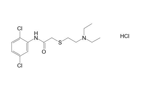 2',5'-dichloro-2-{[2-(diethylamino)ethyl]thio}acetanilide, monohydrochloride